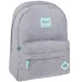Starpak srebrno siva školska torba, ruksak