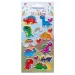 The Littlies: Set 3D pufastihova naljepnica s uzorkom dinosaura 10x22cm na listu
