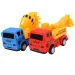 Truck Working: 7-dijelni set igračaka za gradnju zamašnjaka s autićima, vozilima i priborom