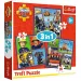 Vatrogasac Sam 3 u 1 50, 36 i 20 komada puzzle - Trefl slika 1