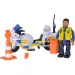 Vatrogasac Sam: Malcolm policajac na motoru set igračaka - Simba Toys