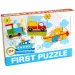 Puzzle za bebe s vozilima - D-Toys
